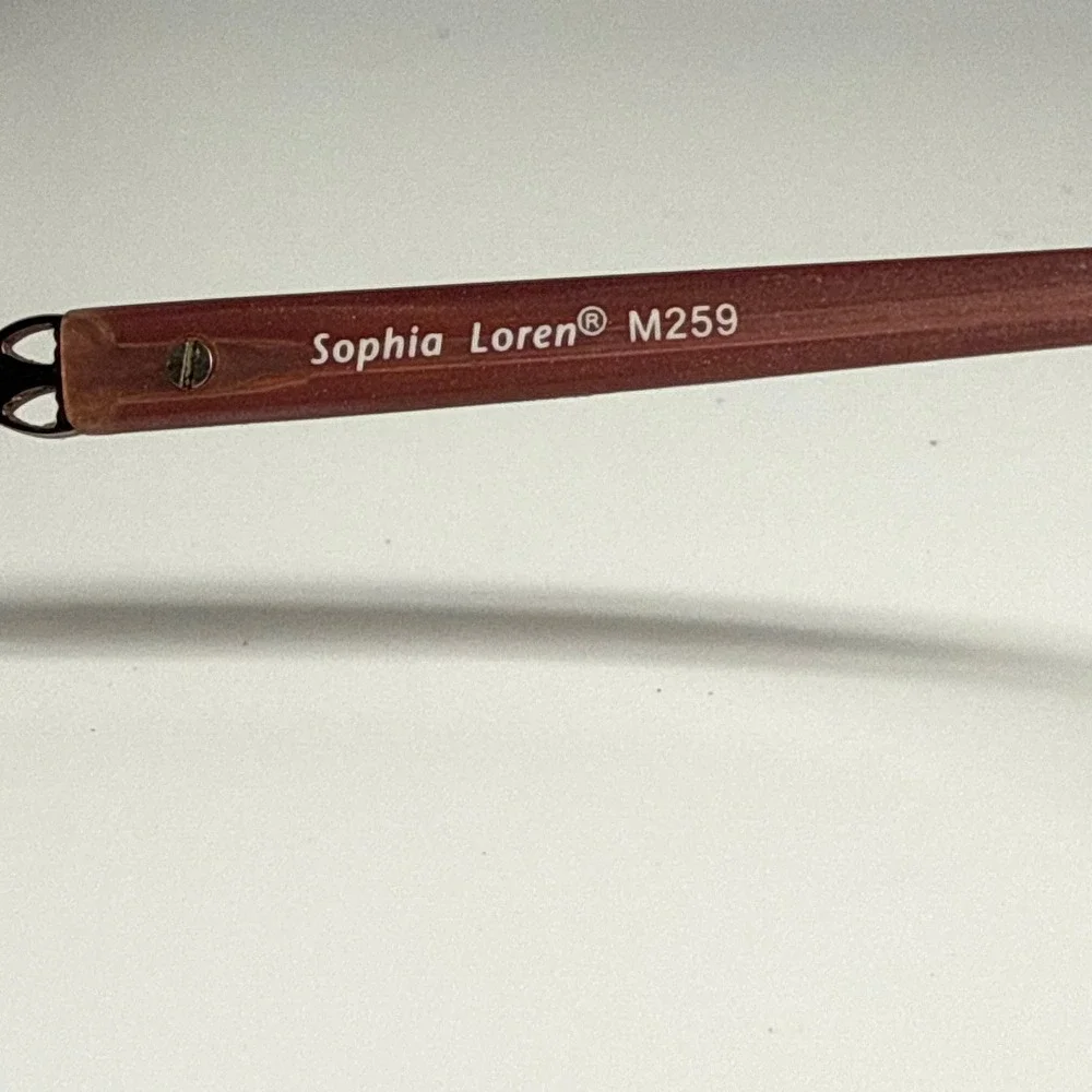 Sophia Loren Zyloware M259 Rose Gold Semi Rimless Oval Eyeglass Frames 54-18-135